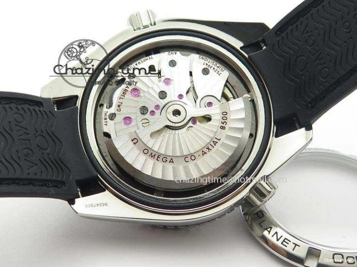 0411 Colorful Planet Ocean SS Bp Maker 45mm Black Bezel On Black Rubber Strap A 8219